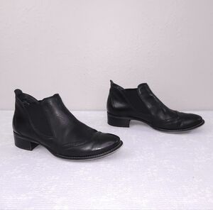 Paul Green Jay Wingtip Chelsea Slip-On Ankle Booties US 6